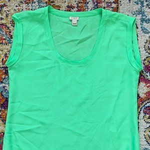 J. Crew Green Blouse Shirt - Sz 4